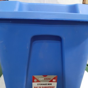 ADM grand bac de rangement bleu 74litre