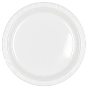 FET 20 assiettes 7" blanches