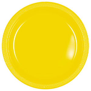 FET 20 assiettes 7" jaunes