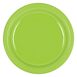 FET 20 assiettes 7" vert kiwi