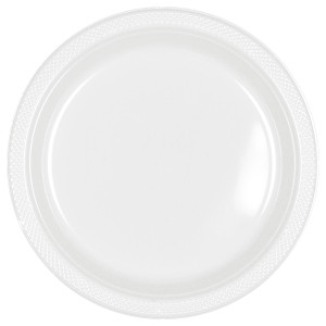 FET 20 assiettes 9" blanches