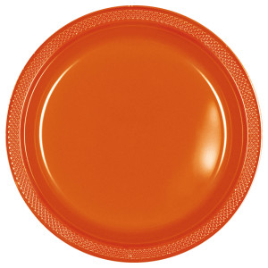 FET 20 assiettes 9" oranges