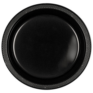 FET 20 assiettes 9" noires