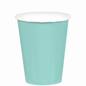 FET gobelets turquoise 20x