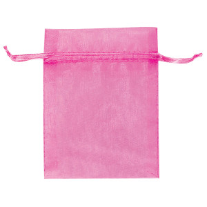FET sac organza rose