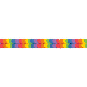 FET guirlande papier multicolore 12pi