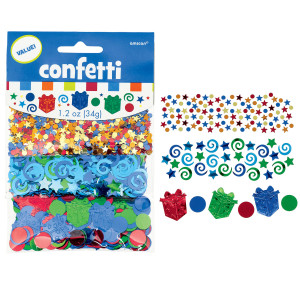 FET confetti asst 34g