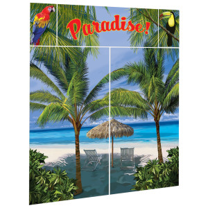 FET déco murale paradis tropical