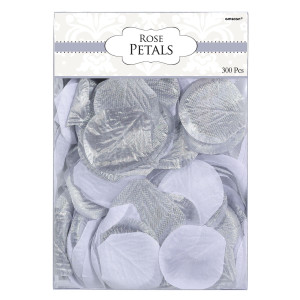 FET 300 pétales blanches/argent