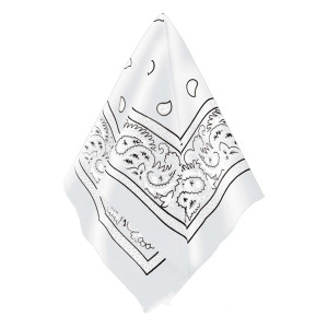 FET bandana blanc