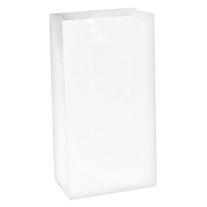 FET 12 mini sacs cadeaux 3.1x6.5x2" blanc