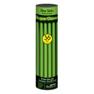 FET 36 batons lumineux vert