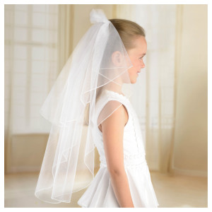 FET voile tulle enfants 24" blanc