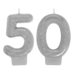 FET chandelles d'anniversaire 50
