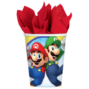 FET 8 gobelets super mario