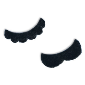 FET 6 moustaches noires adhésives super mario