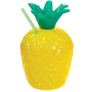 FET gobelet avec paille ananas 18 oz