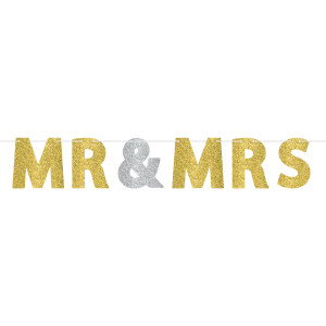 FET banniere scintillante mr et mrs