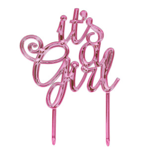 FET pique a gateau shower de bebe fille