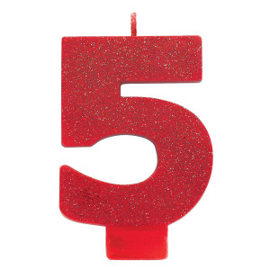 FET chandelle no°5 rouge scintillante