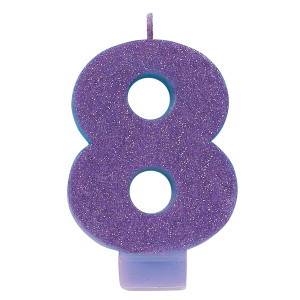 FET chandelle 8 mauve brillant