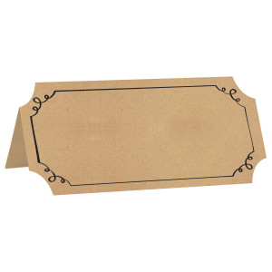 FET cartes chevalet kraft (25 mcx)