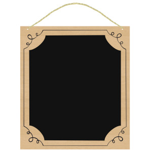 FET enseigne large en bois