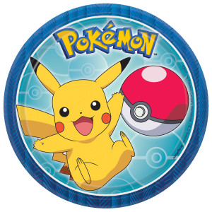 FET 8 assiettes dessert pokemon