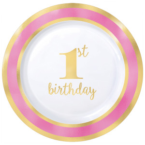 FET petite assiette de table 1st birthday