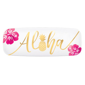 FET plateau blanc en plastique «aloha» ams