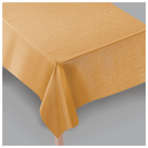 FET nappe de table en tissu doré 60*104