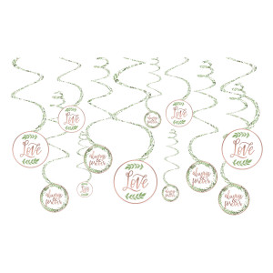 FET deco spirale amour et feuilles