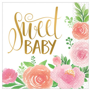 FET napkins 12" roses