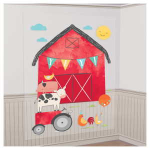 FET 4 accessoires d amenagement anniversaire animaux ferme