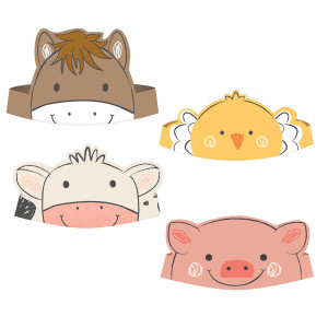 FET 6 couronnes pour anniversaire theme animaux