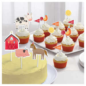 FET pique gateau animaux fermer
