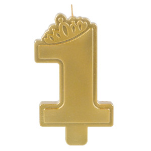 FET chandelle anniversaire or