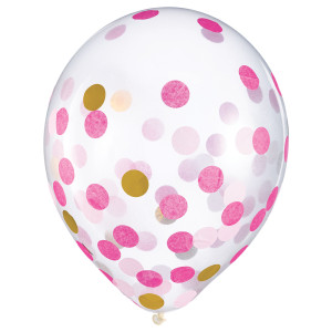 FET ballon avec confetti