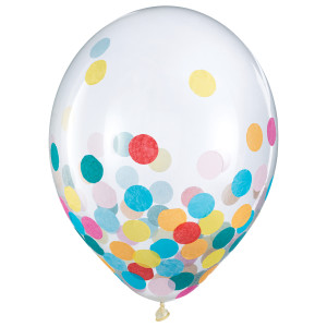 FET ballon avec confetti
