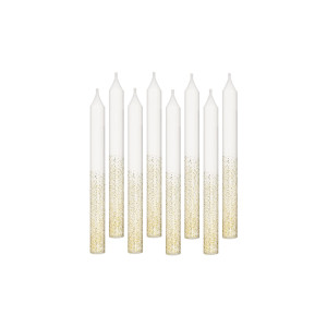 FET bougie blanche avec gold