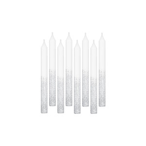 FET bougie blanche avec du silver