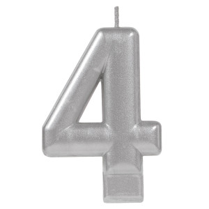 FET chandelle 4 argent