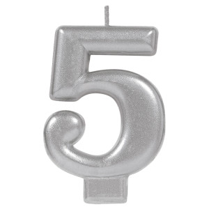 FET chandelle 5 argent