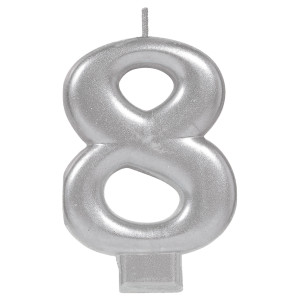 FET chandelle 8 argent