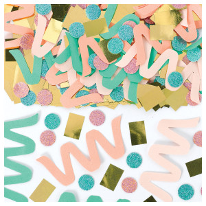 FET confettis assortis