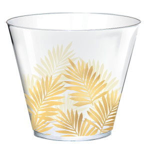 FET verre plastique feuille dore