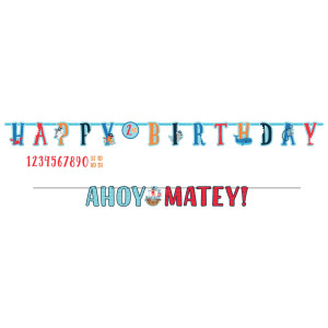 FET ensemble de lettres geantes  marin pirate
