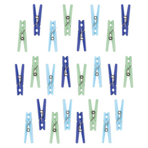 FET epingle bleu a linge