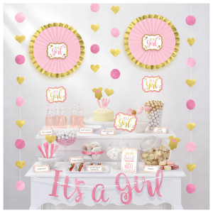 FET kit de decoration rose pastel