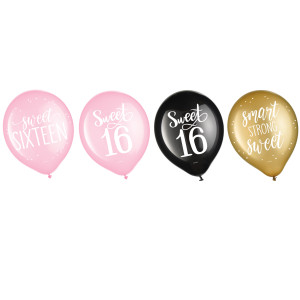 FET ballons latex sweet sixteen